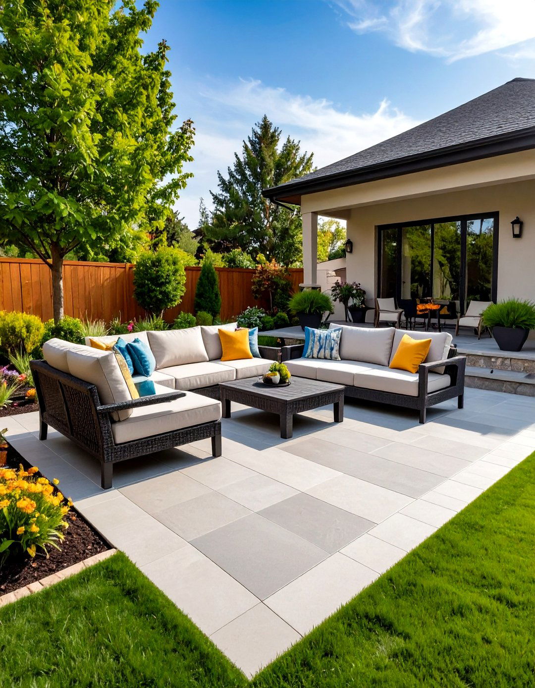 30 Durable Patio Paver Ideas for a Modern Backyard - We Love Home Blog