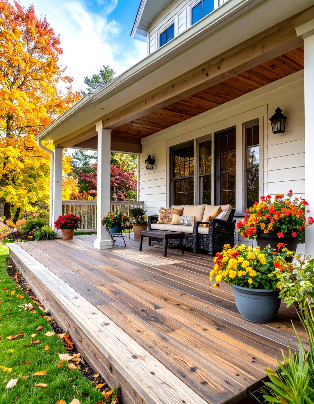 Stamped Concrete Porch Flooring - 30 porch flooring ideas