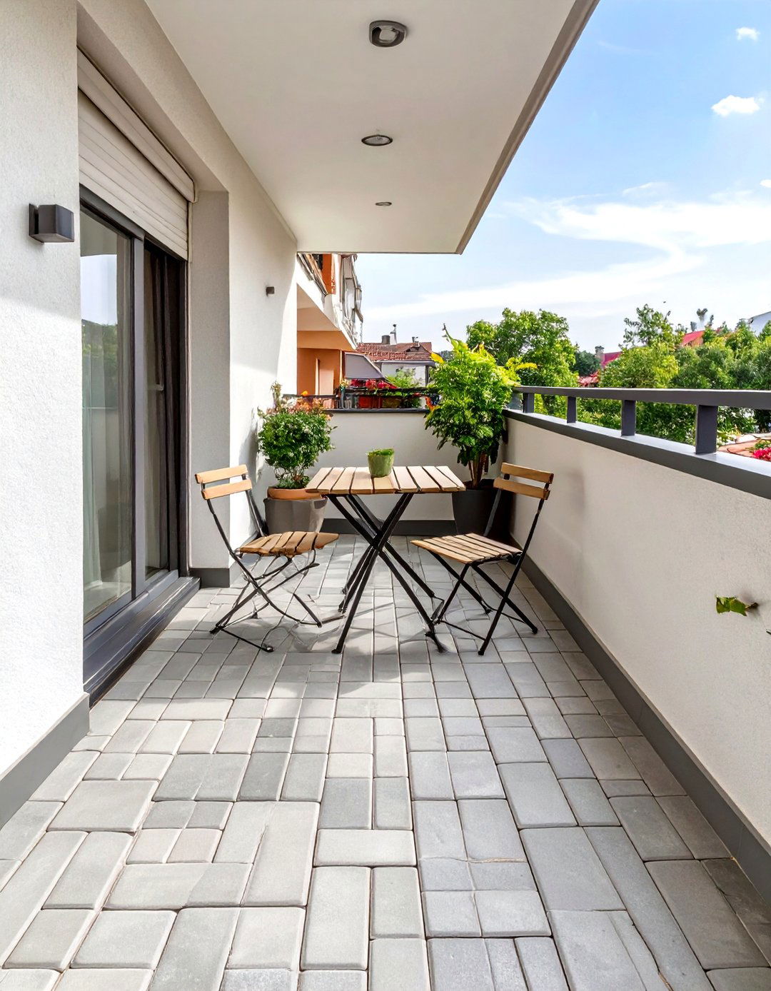 Stamped Concrete for a Small Balcony or Patio - 30 stamped concrete patio ideas