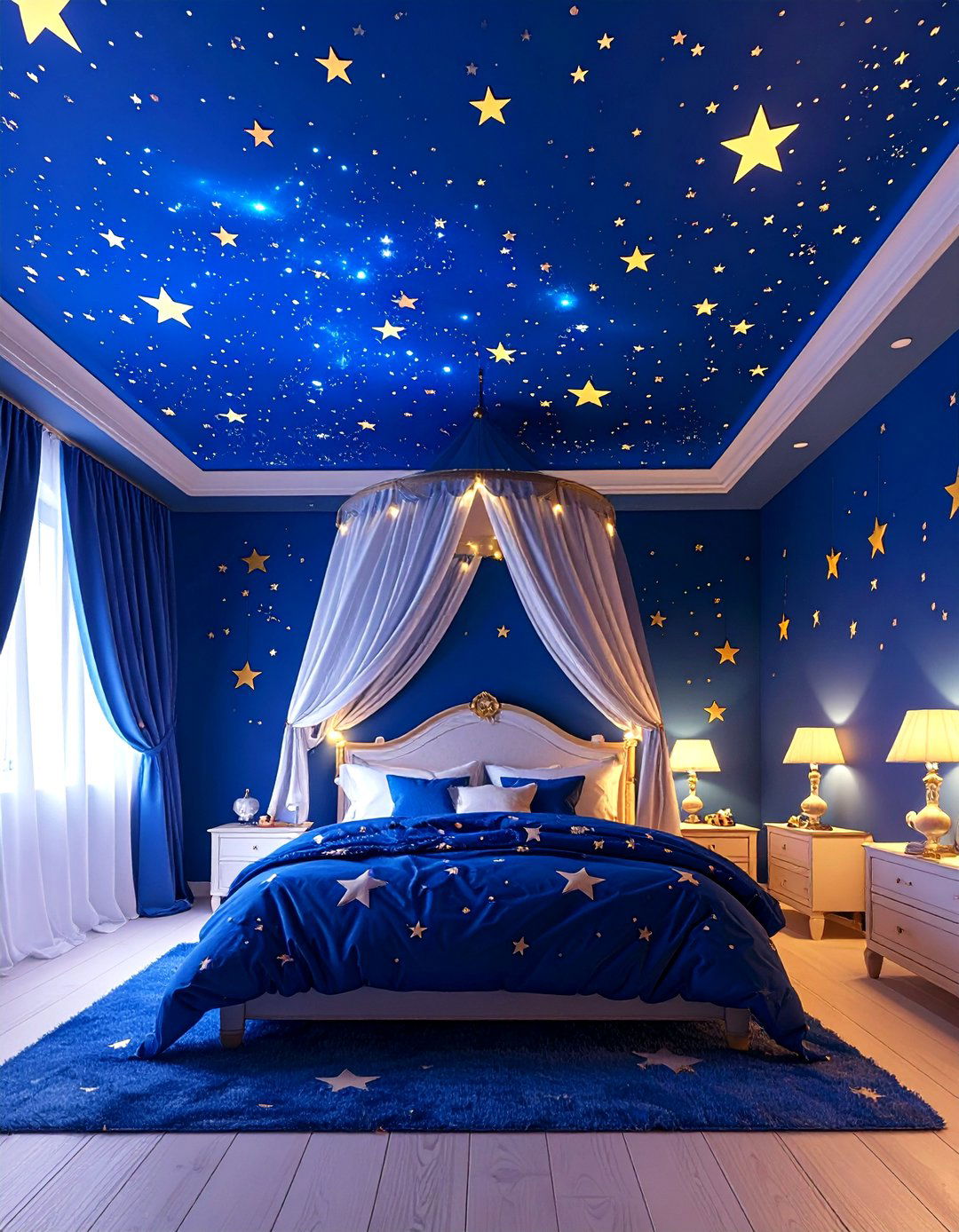 Starry Night Sky Ceiling Princess Bedroom - 30 princess bedroom ideas