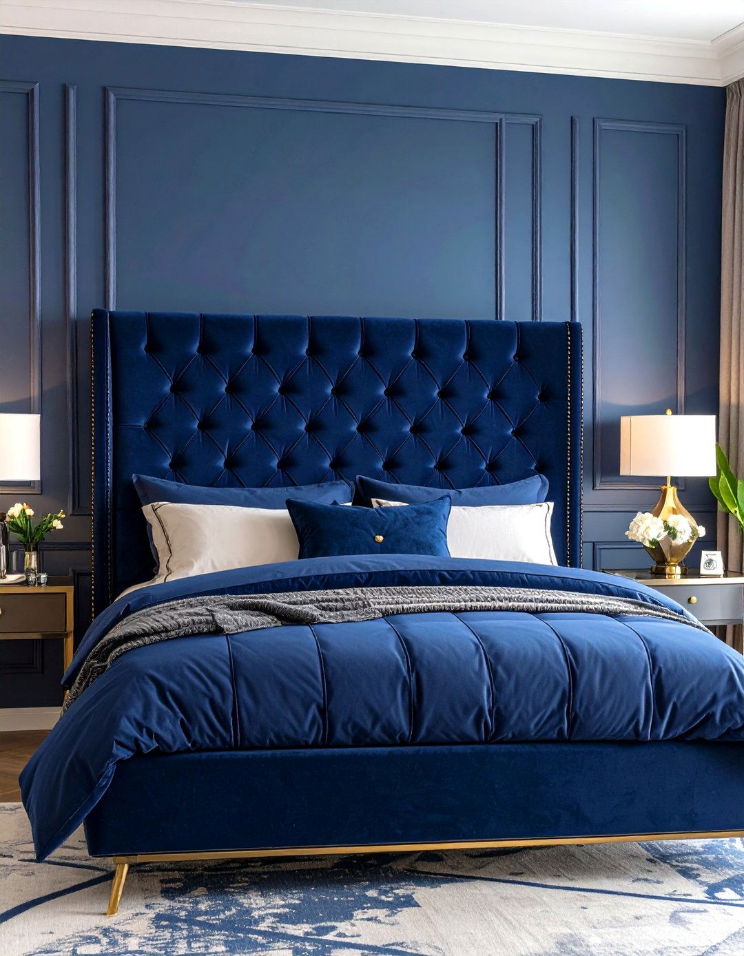 Statement Headboard Design - 30 pinterest bedroom ideas