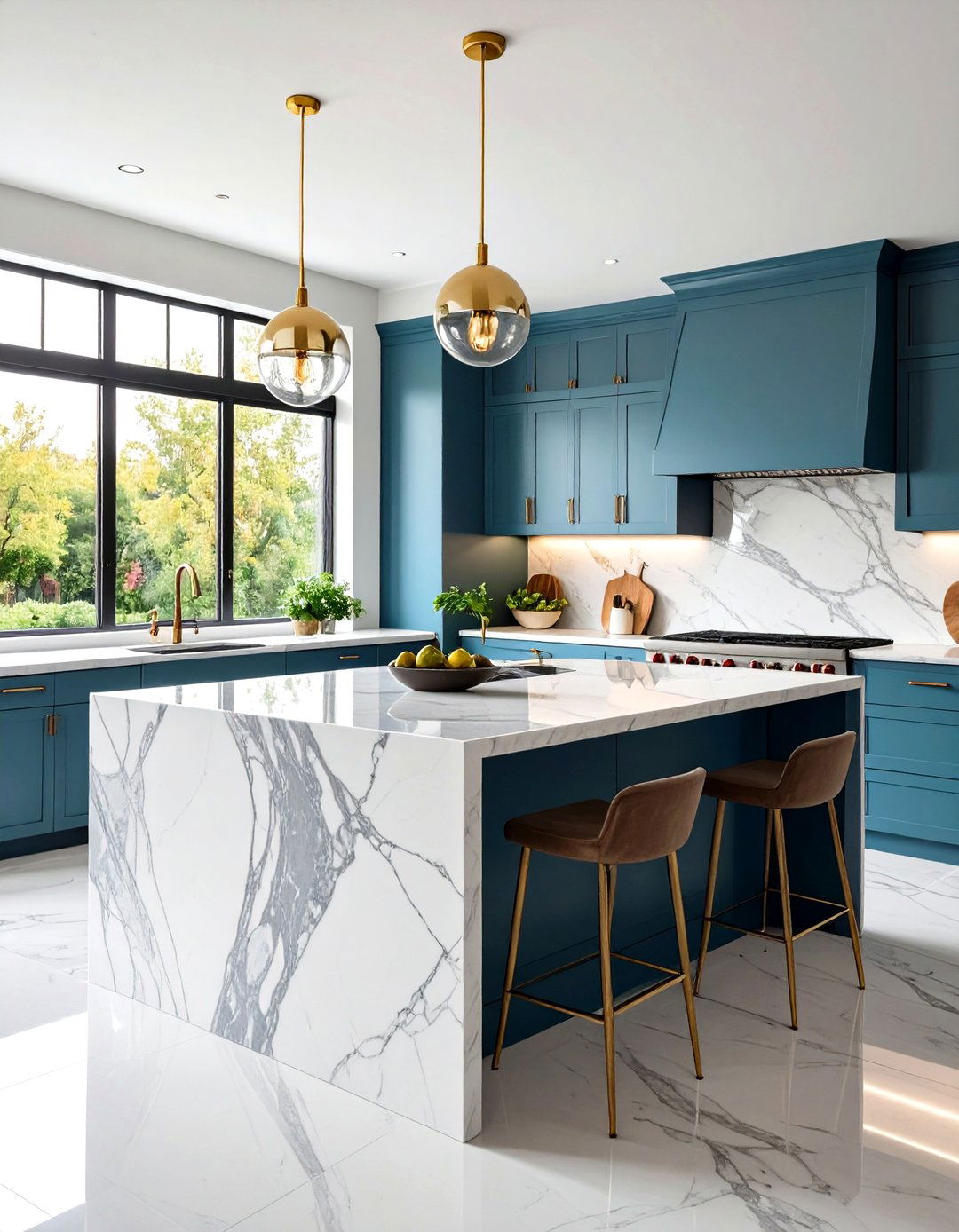 Statement Stone Kitchen Surfaces - 30 latest kitchen designs
