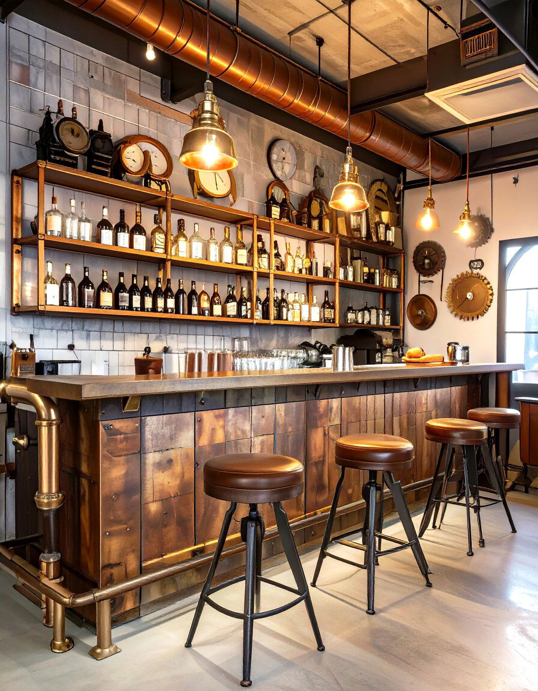 Steampunk Industrial Meets Victorian - 30 elements of interior design ideas