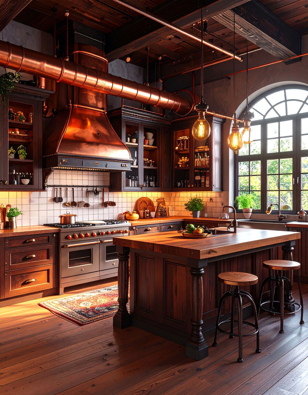 Steampunk Inspired Kitchen - 30 3d home design online free ideas