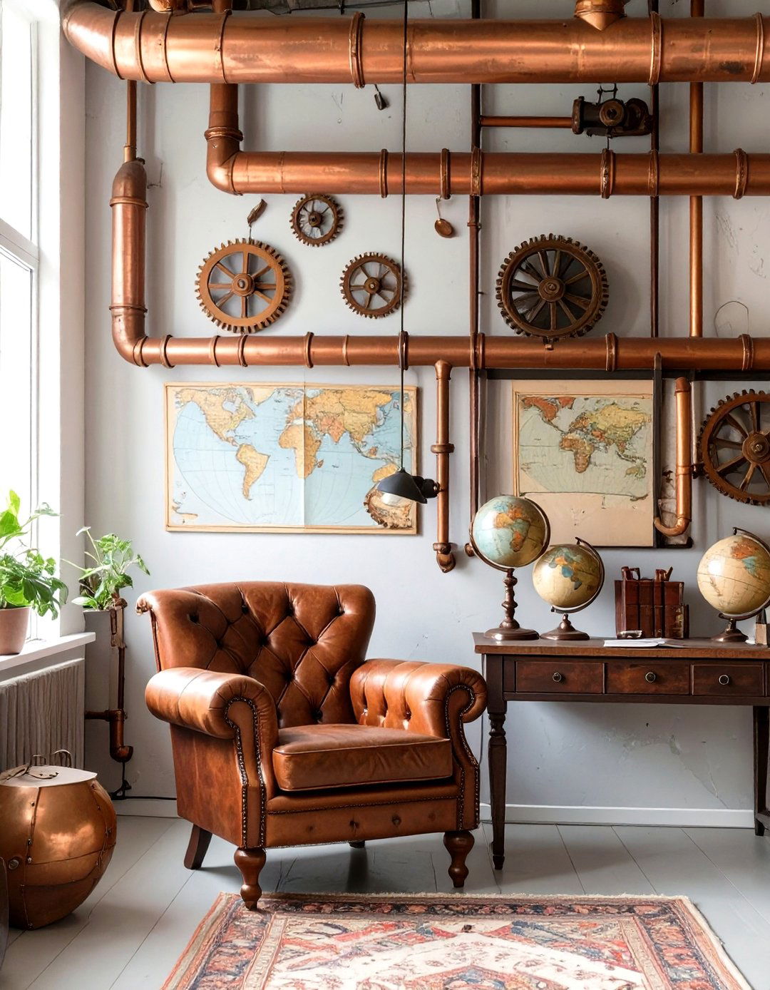 Steampunk Interior Concept - 30 home design styles ideas