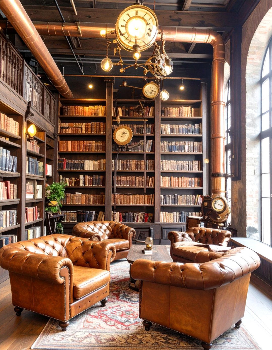 Steampunk Interior Fantasy - 30 interior design concepts ideas