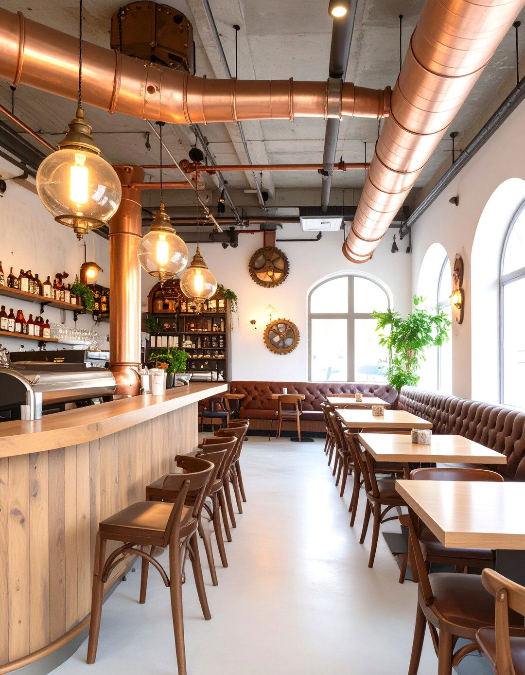 Steampunk Themed Cafe - 30 cafe interior design ideas