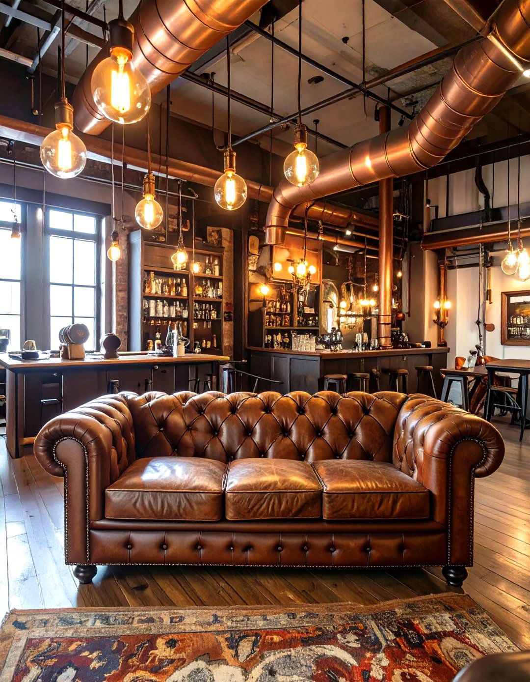 Steampunk Themed Entertainment Room - 30 interior design help ideas