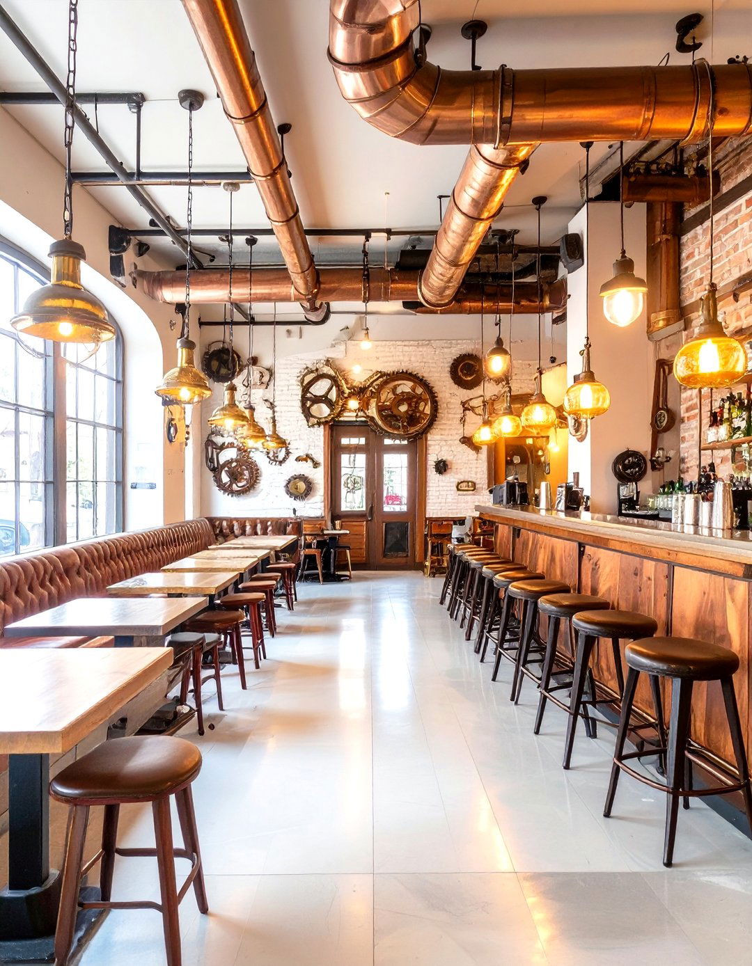 Steampunk Themed Gastropub - 30 hospitality interior design ideas