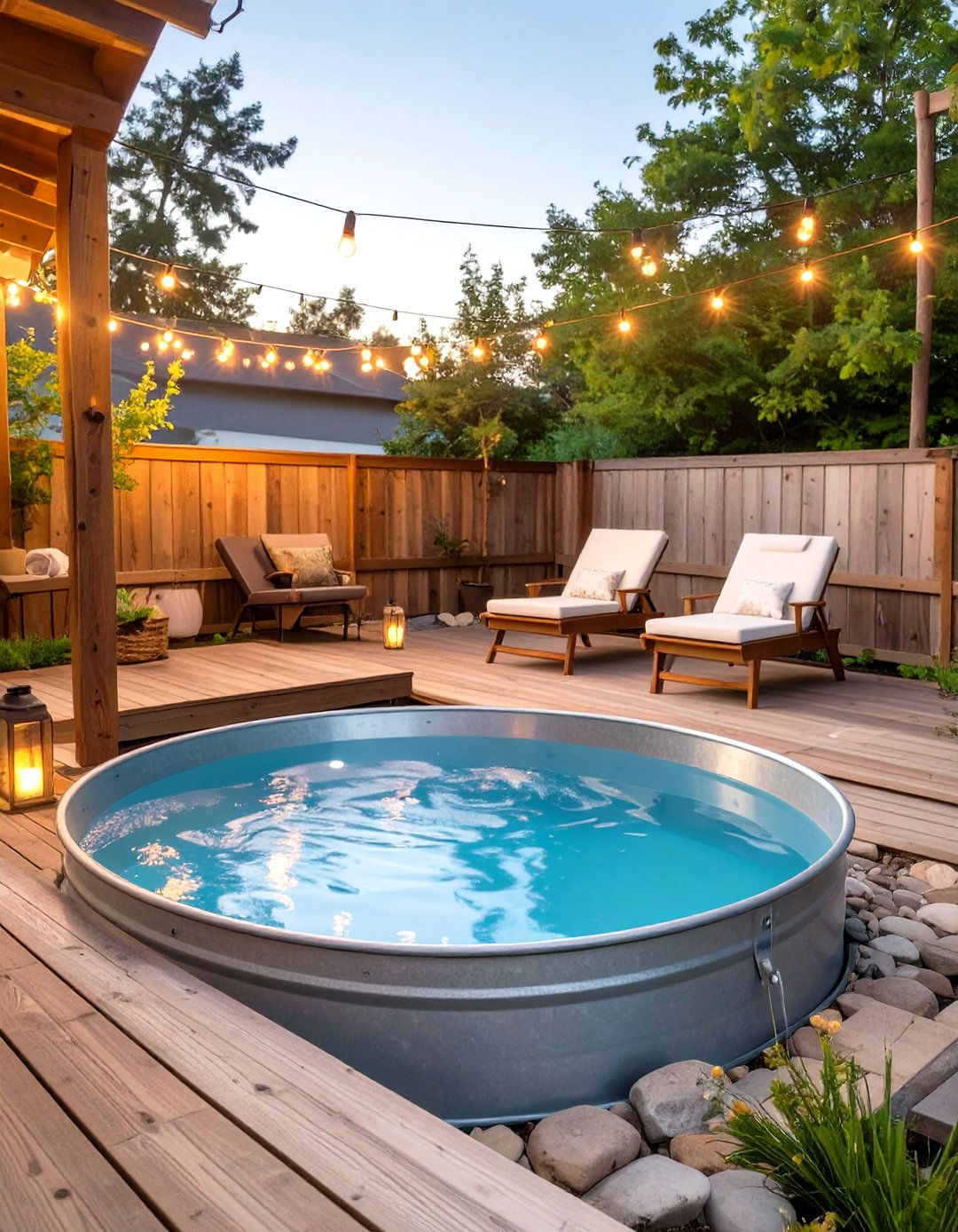 Stock Tank Pool for a Rustic Vibe - 30 outdoor living ideas
