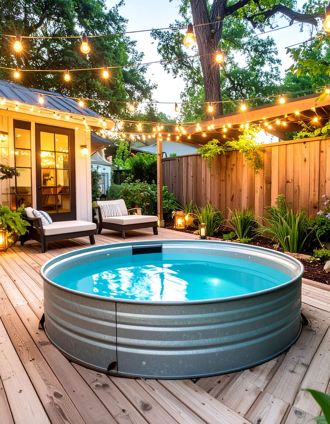 Stock Tank Pool - 30 small backyard pool designs