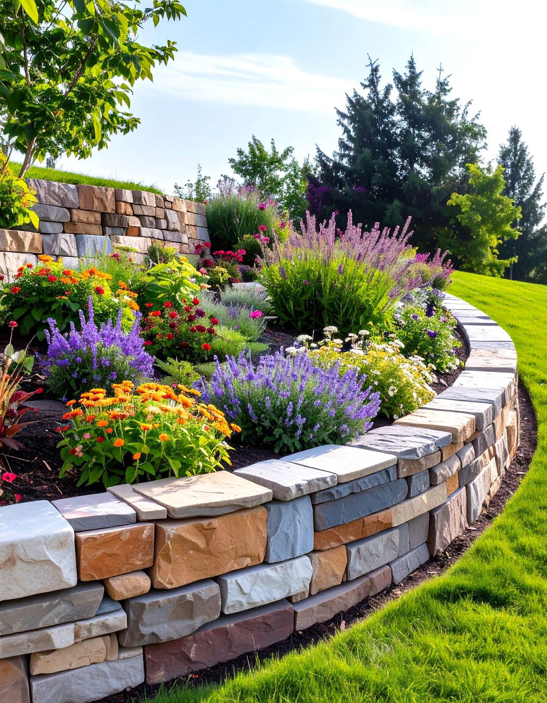 Stone Raised Garden Bed Designs - 30 modern raised garden bed ideas