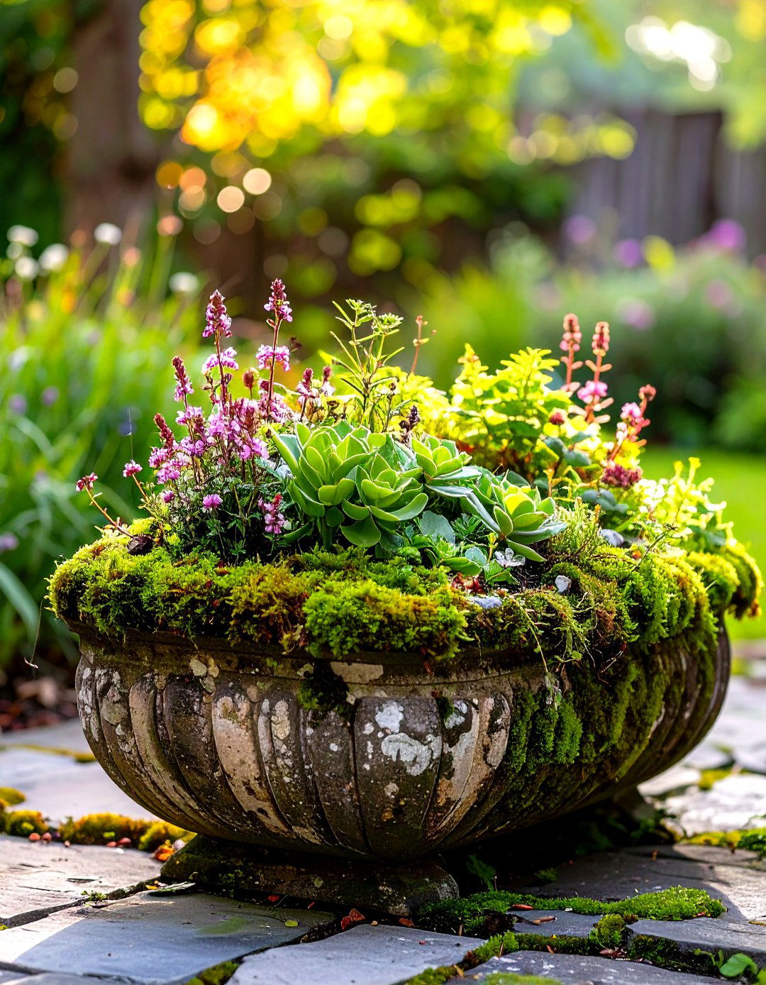 Stone Trough Patio Planter - 30 patio planter ideas