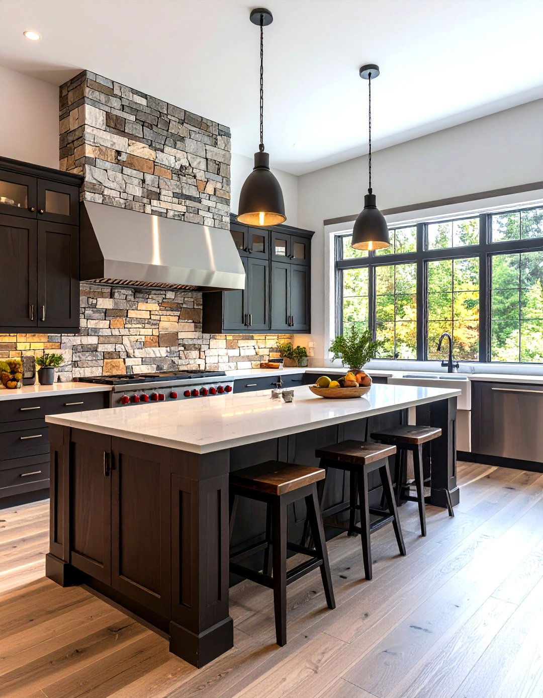 Stone Veneer Kitchen Wall - 30 kitchen wall ideas