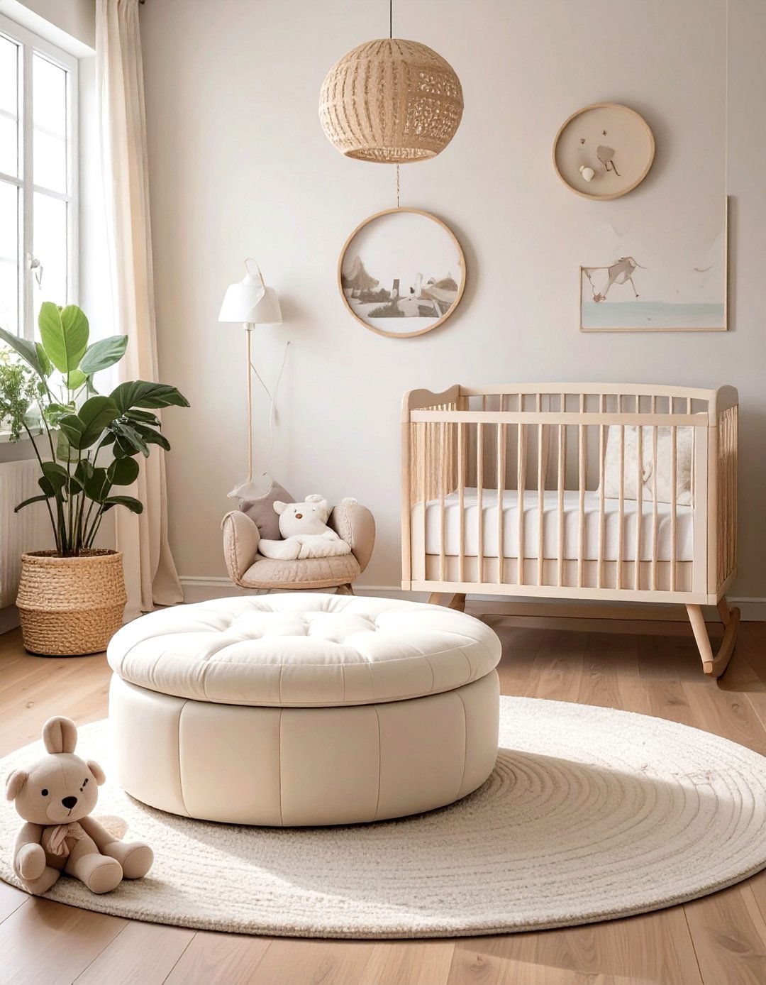 Storage Ottoman Nursery Furniture - 30 nursery storage ideas
