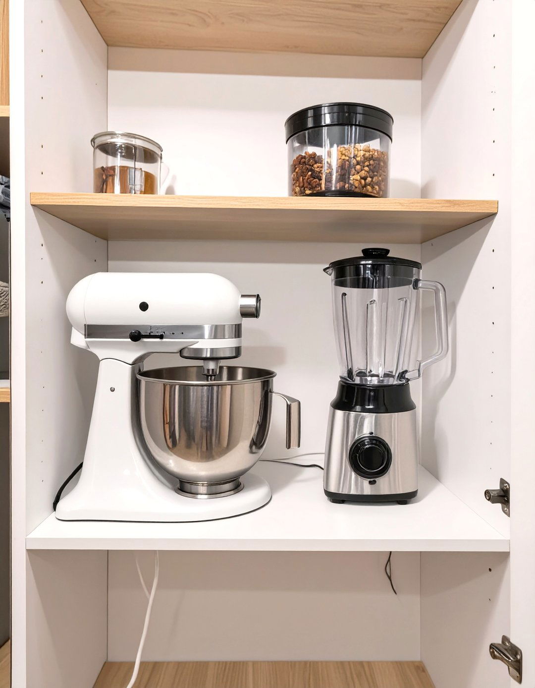 Storing Small Appliances in the Pantry - 30 small walk-in pantry ideas