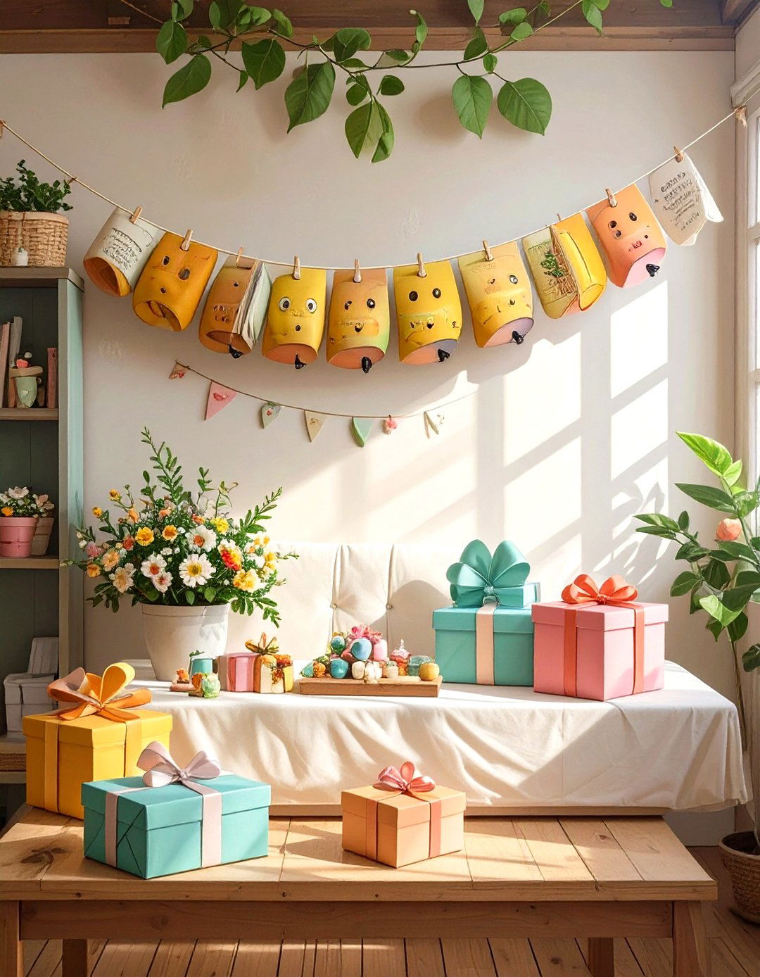 Storybook Banner Decorations - 30 unique baby shower decoration ideas