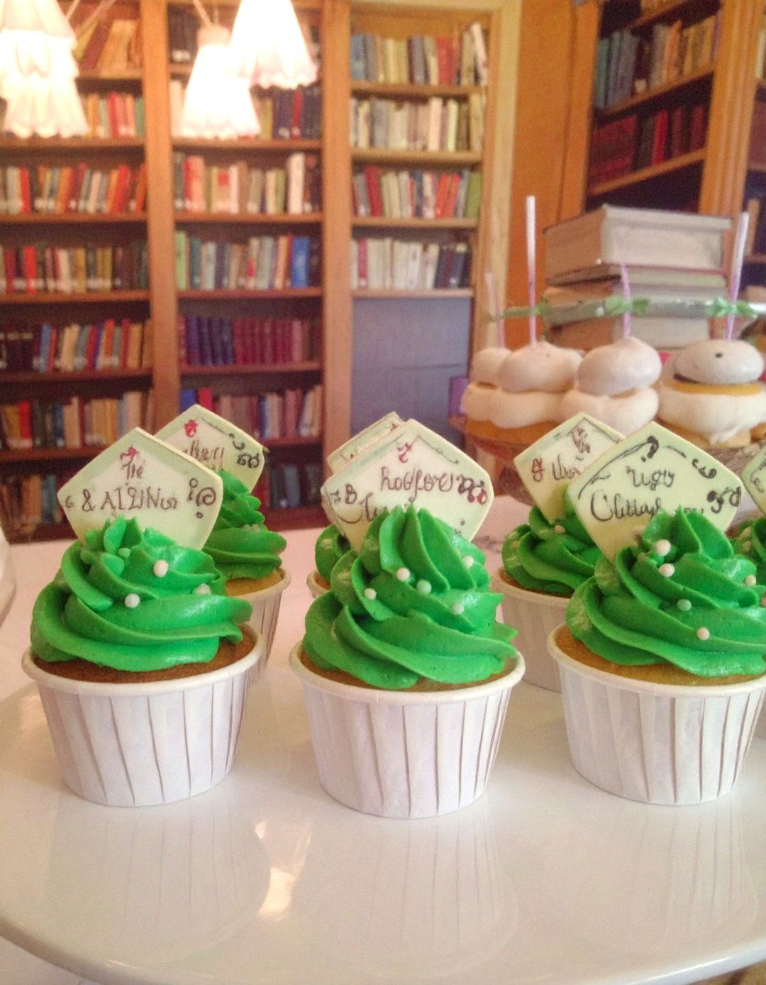 Storybook Themed Cupcakes - 30 baby shower cupcake ideas