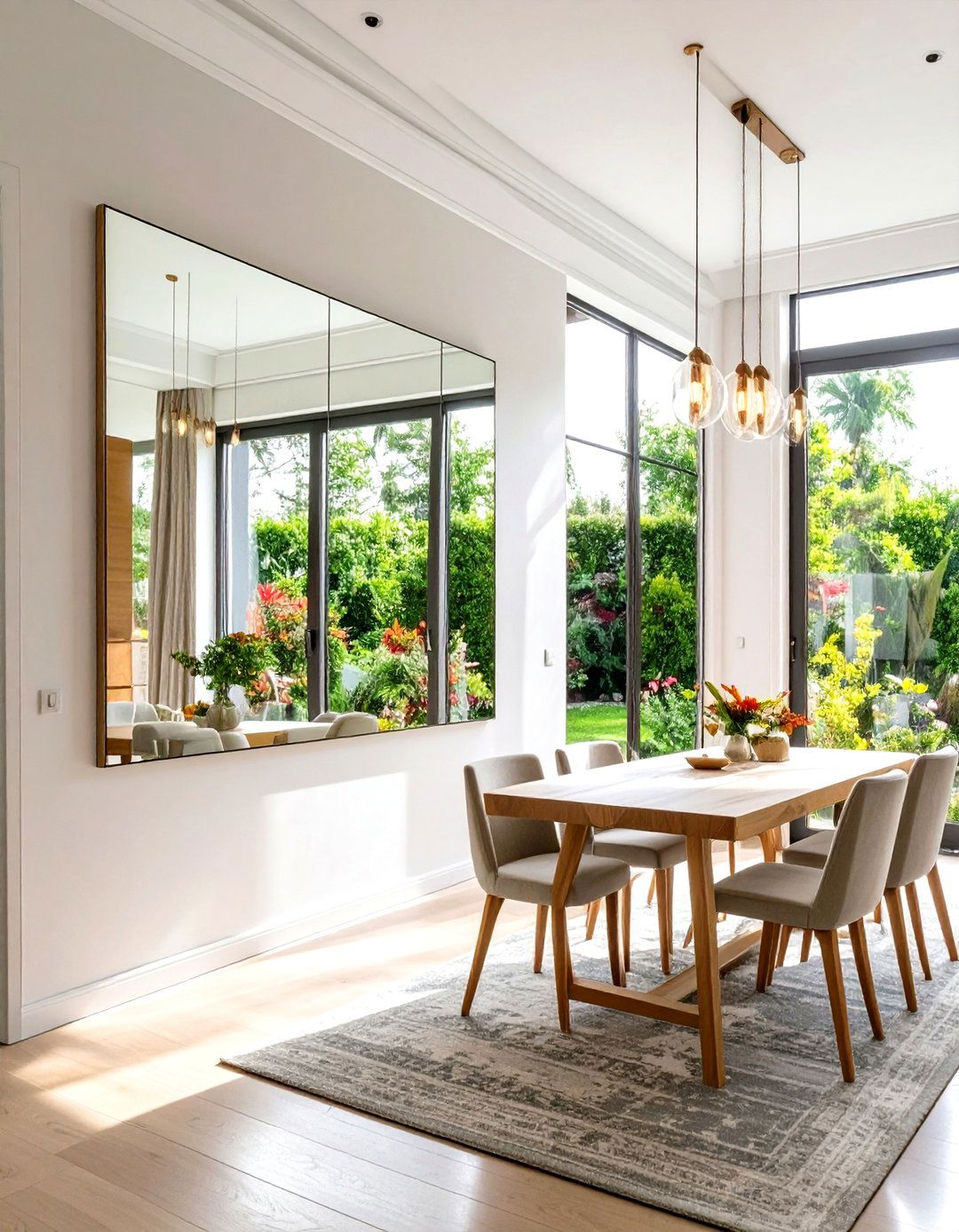 Strategic Placement of Mirrors - 30 space interior design ideas