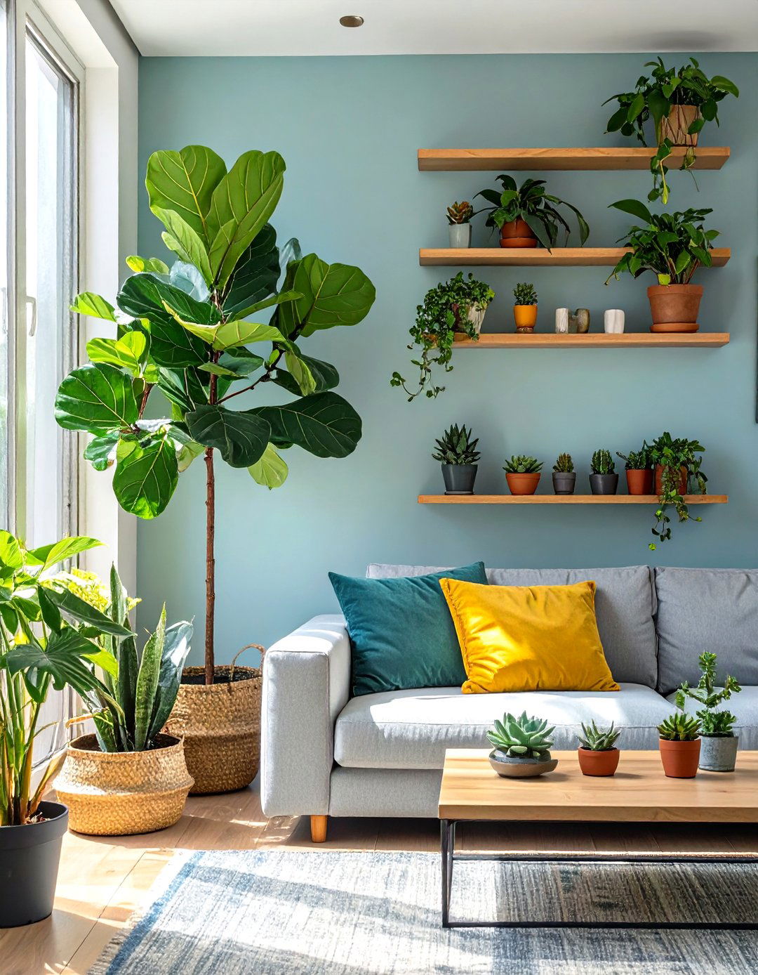 Strategic Plant Placement for Life - 30 small narrow living room ideas