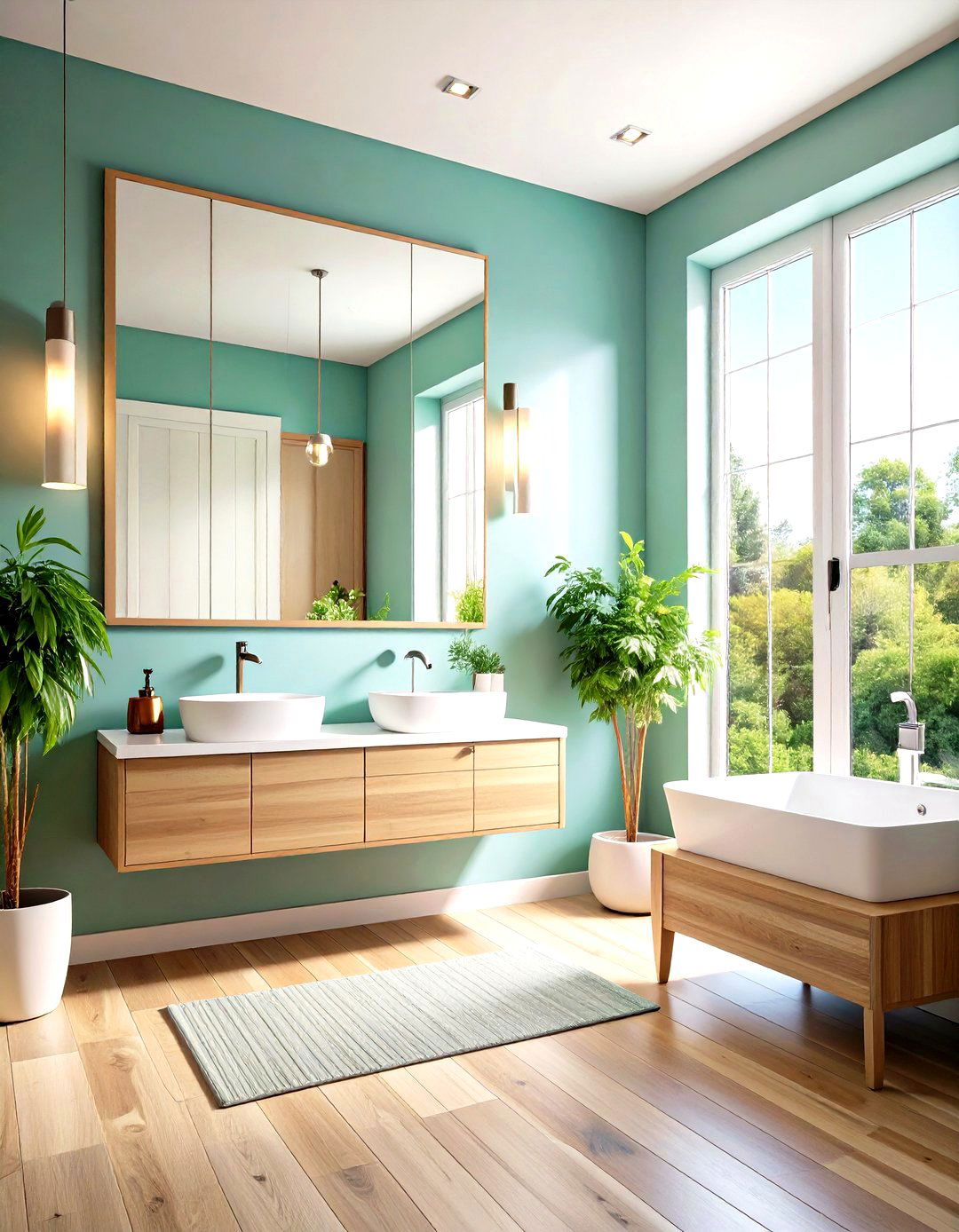 Strategic Use of Mirrors - 30 remodel small bathroom ideas