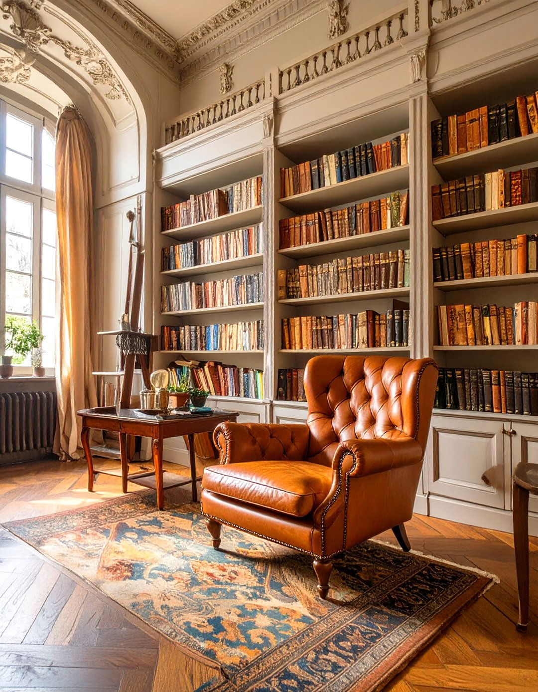 Strategically Placed Books and Bookcases - 30 what is parisian interior design ideas