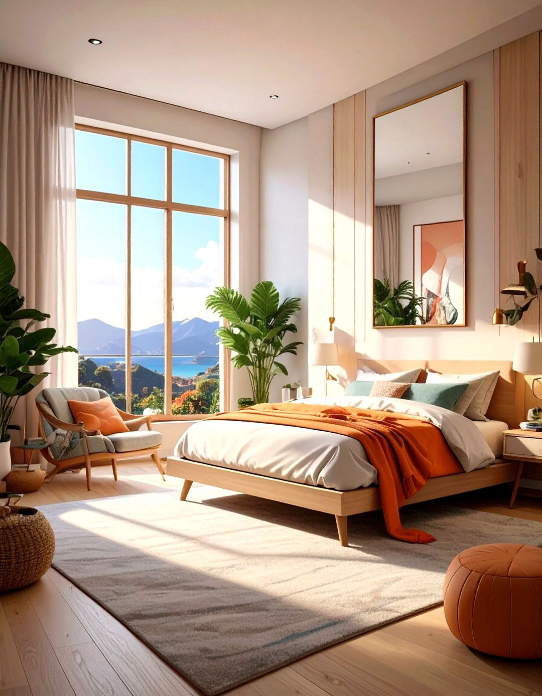 Strategically Placed Mirrors - 30 small bedroom design ideas