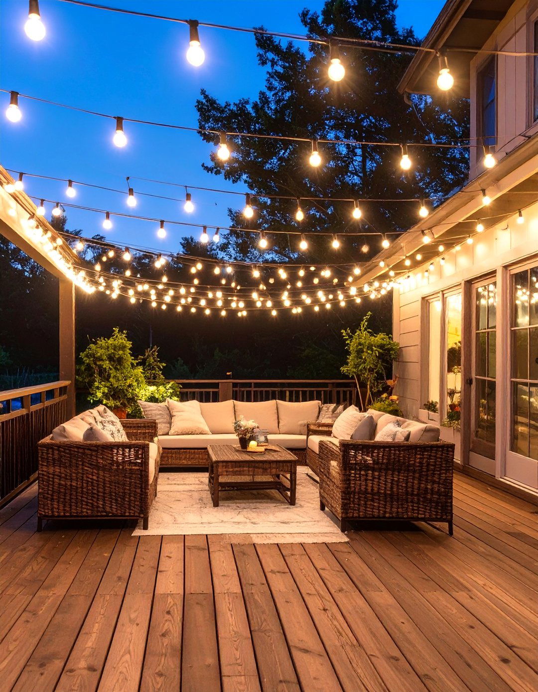 30 Deck Lights Ideas for a Glowing Evening Ambience