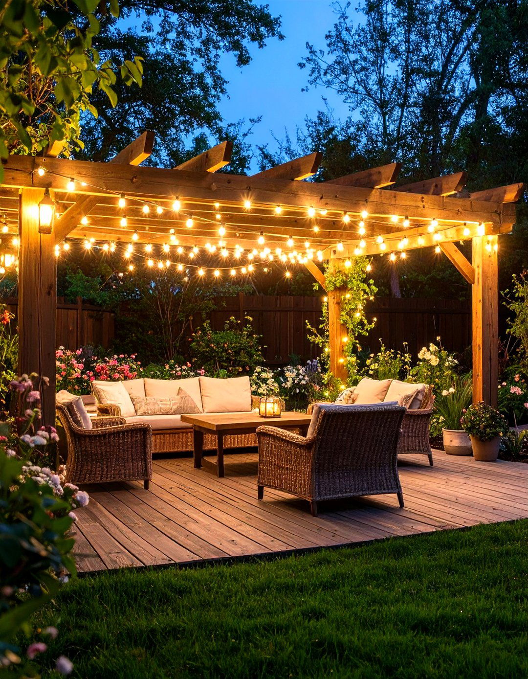 String Lights for a Magical Patio Ambiance - 30 patio decorating ideas