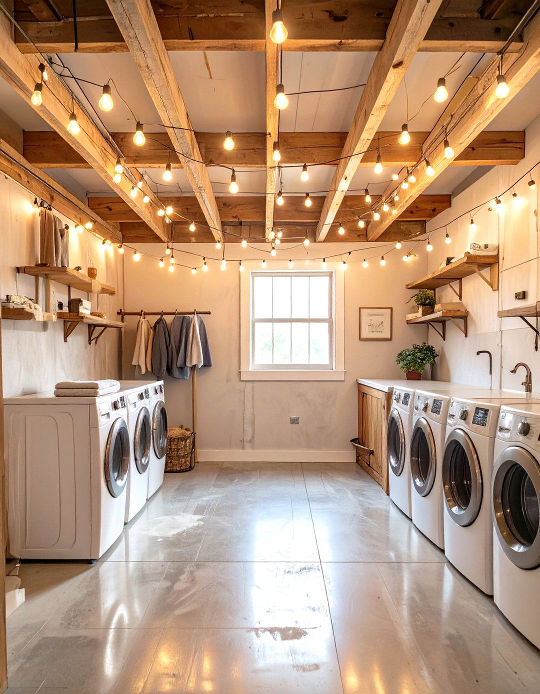 30 Unfinished Basement Laundry Room Ideas for Homes - We Love Home Blog