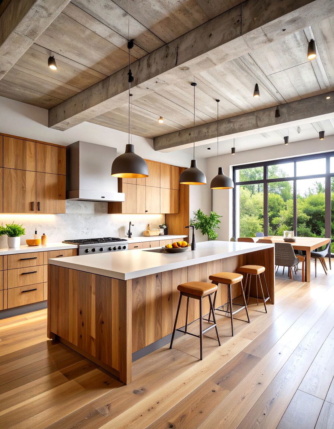 30 Kitchen Ceiling Ideas to Add Style to Your Interior - We Love Home Blog