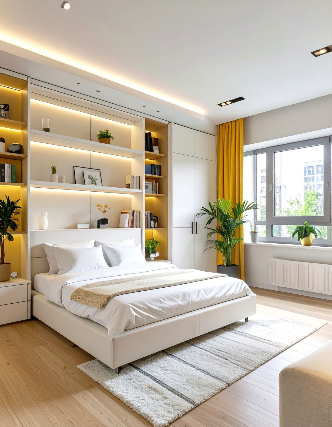 Studio Apartment with a Murphy Bed - 30 studio apartment interior design ideas