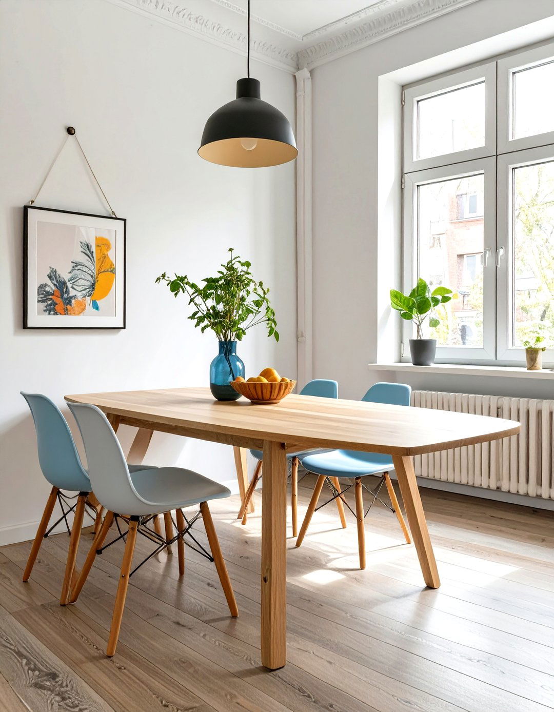 Studio Interior Design with a Drop Leaf Dining Table - 30 studio interior design ideas