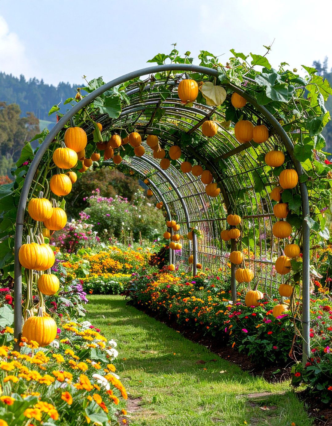 Sturdy Cattle Panel Garden Trellis - 30 diy garden trellis ideas