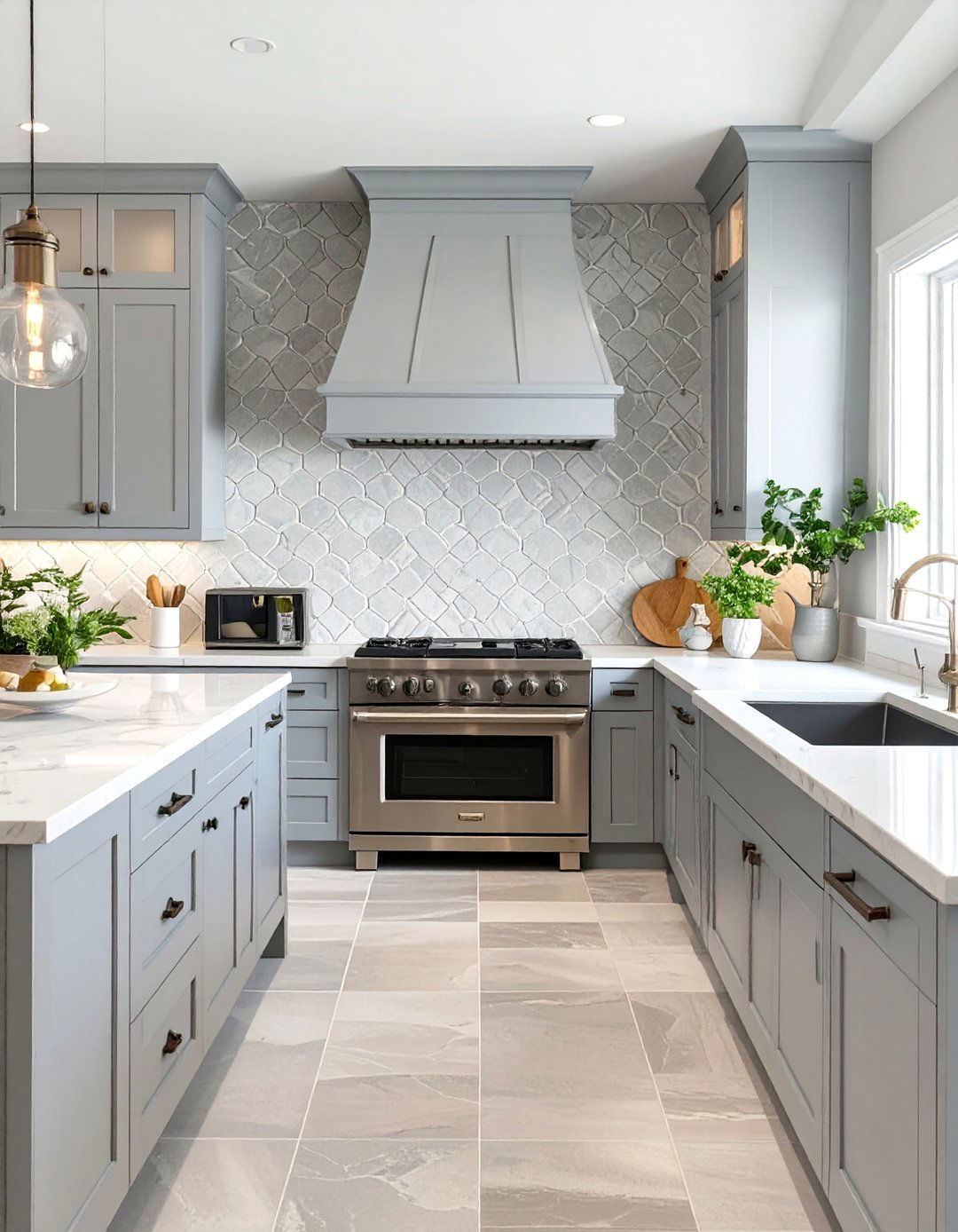 Subtle Patterns in Tile or Textiles - 30 transitional kitchen design ideas