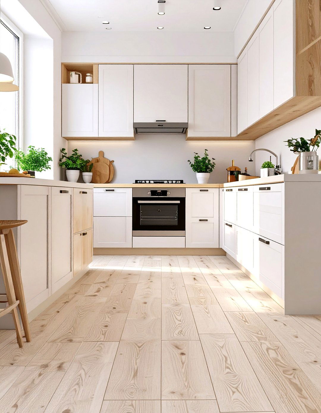 Subtle Textured Vinyl Flooring - 30 vinyl kitchen flooring ideas