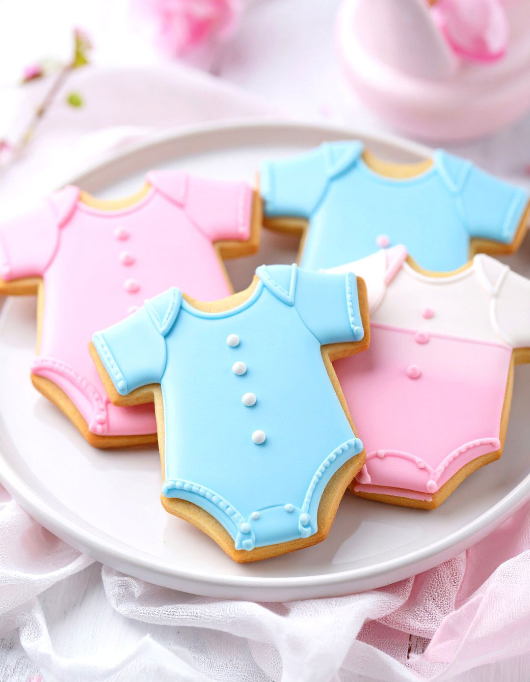 Sugar Cookie Cutouts - 30 baby shower snack ideas