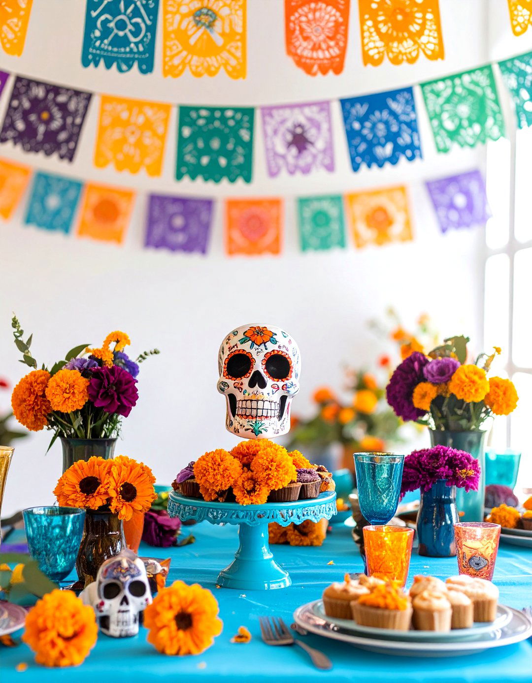 Sugar Skull Fiesta Shower - 30 halloween baby shower ideas
