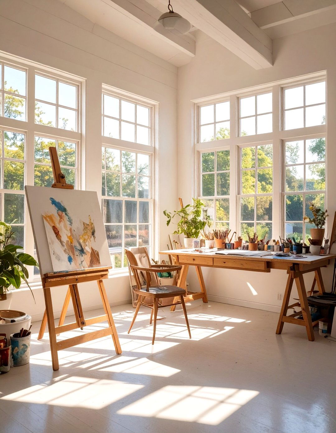 Sun Drenched Art Studio - 30 bonus room above garage ideas