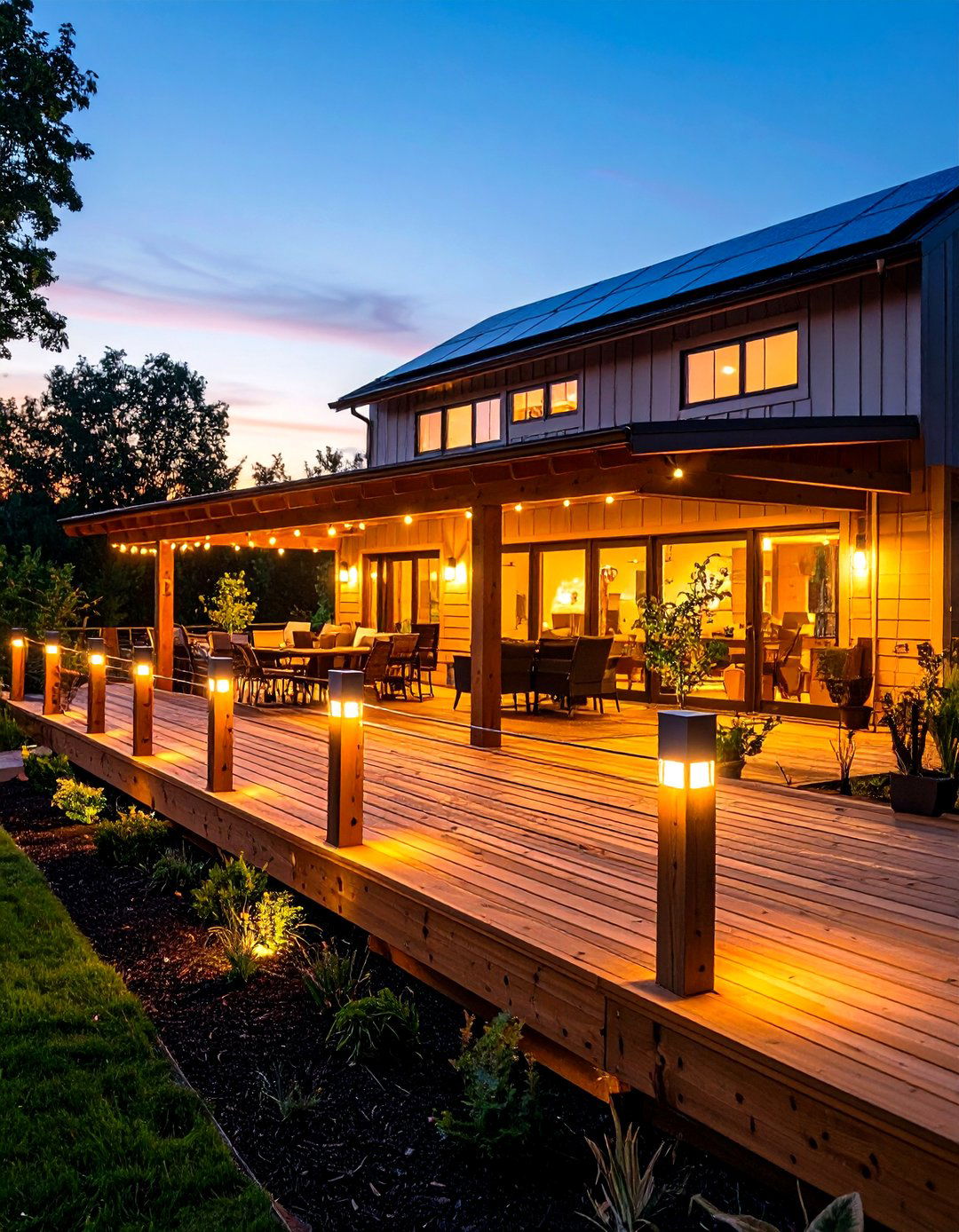 Sunburst Deck Railing Design - 30 deck rail ideas