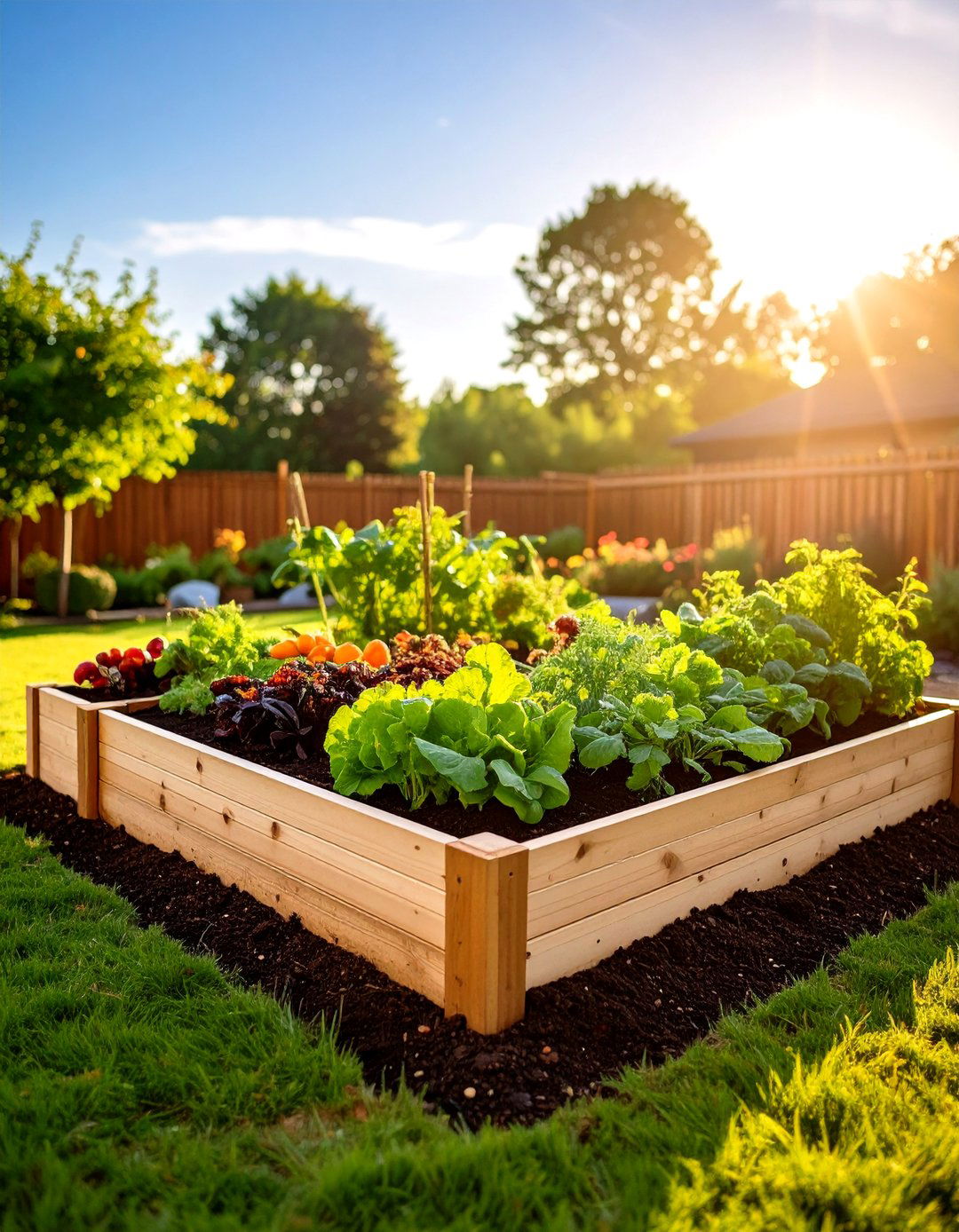Sunken Hugelkultur Raised Garden Bed - 30 raised garden bed designs