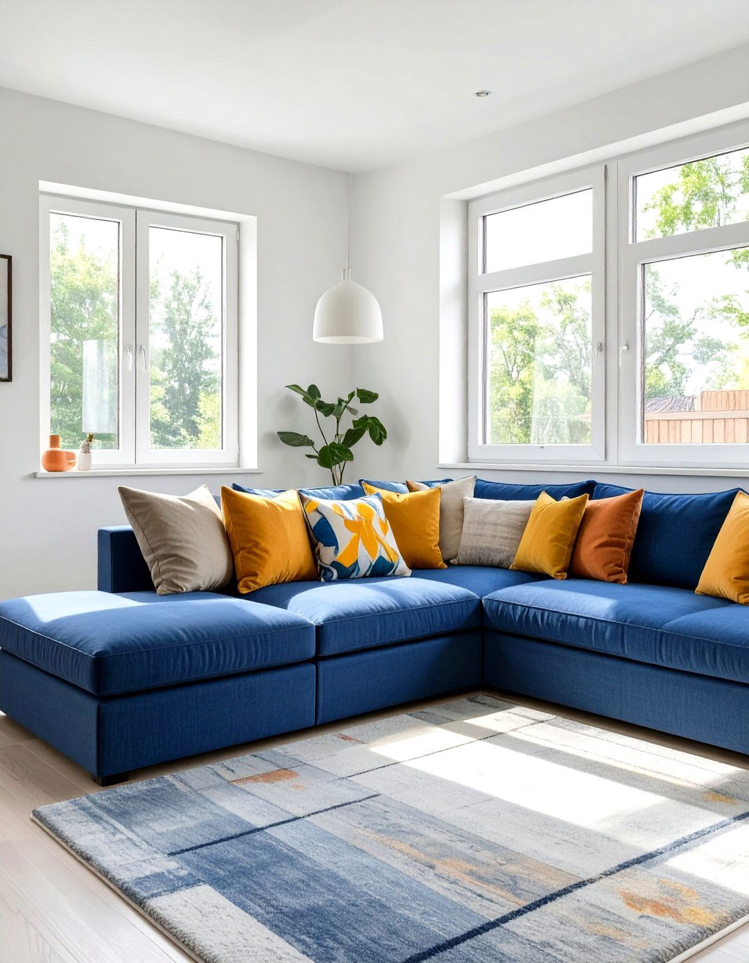 Sunken Living Room with Built In U Shaped Seating - 30 sunken living room ideas