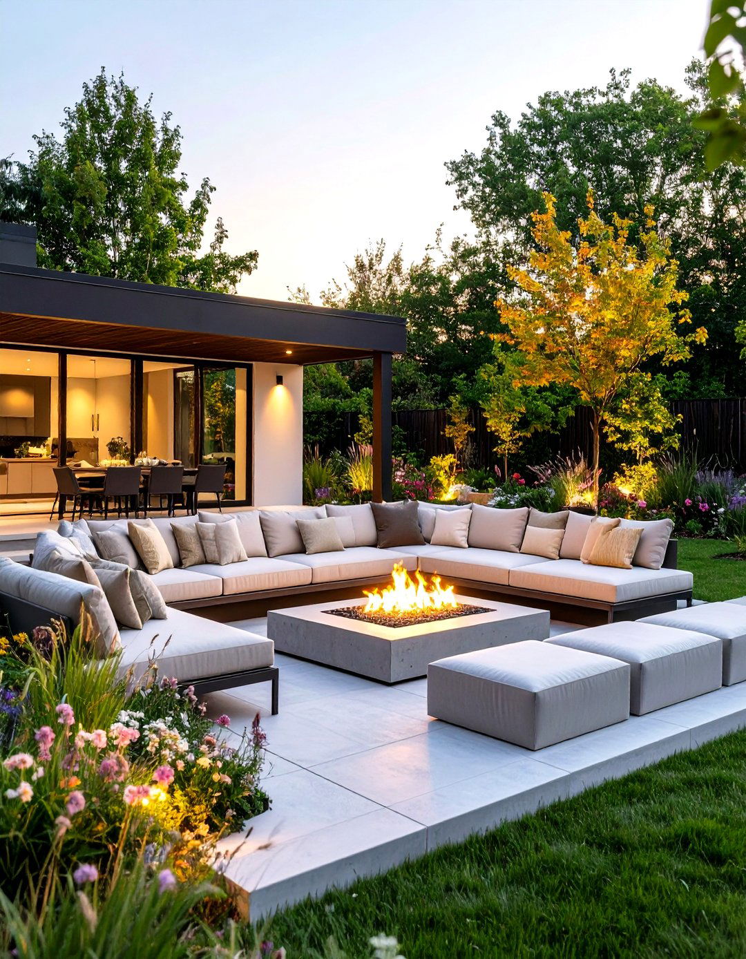 Sunken Lounge Patio Extension - 30 patio extension ideas