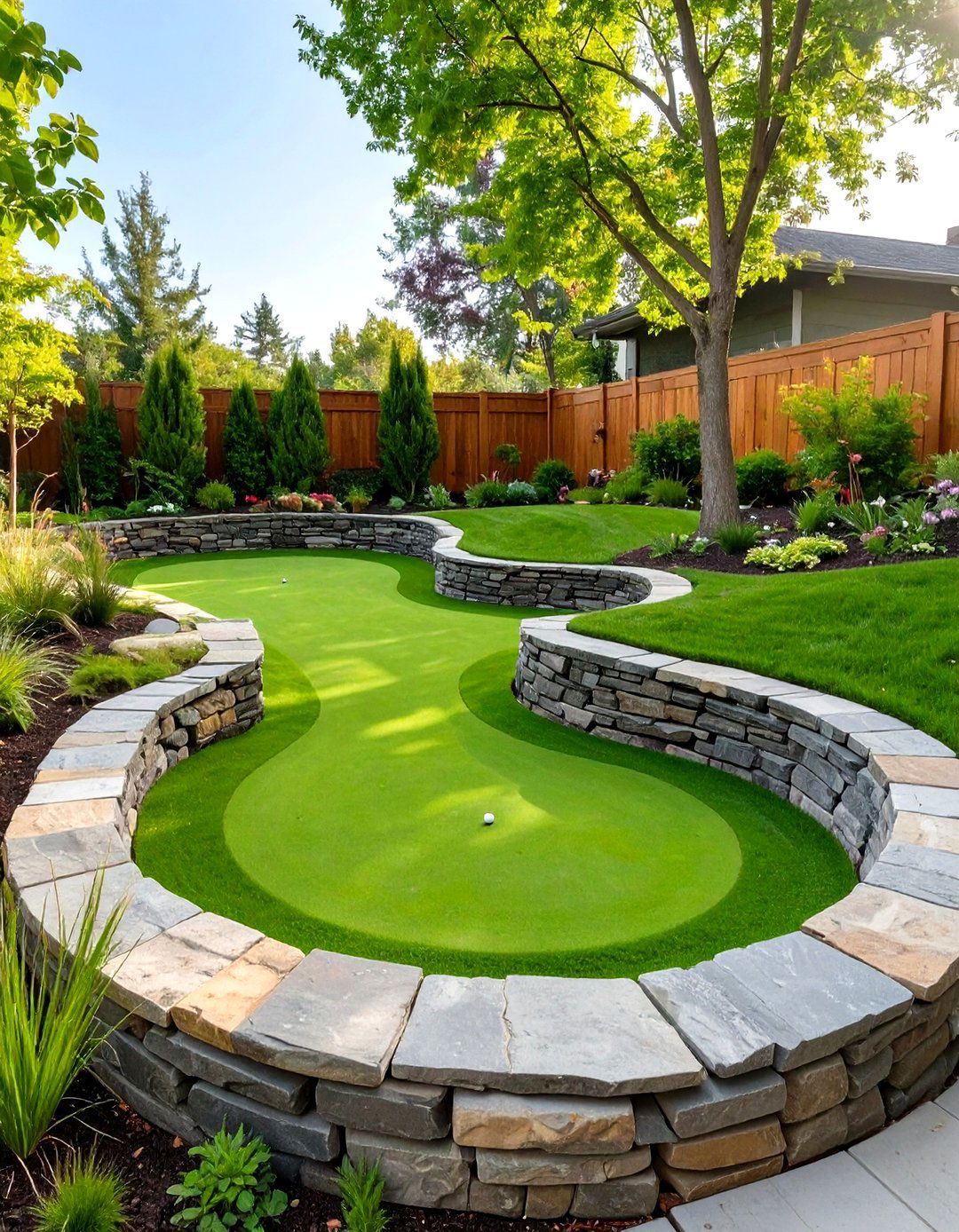 30 Small Backyard Putting Green Ideas for Golf Lovers