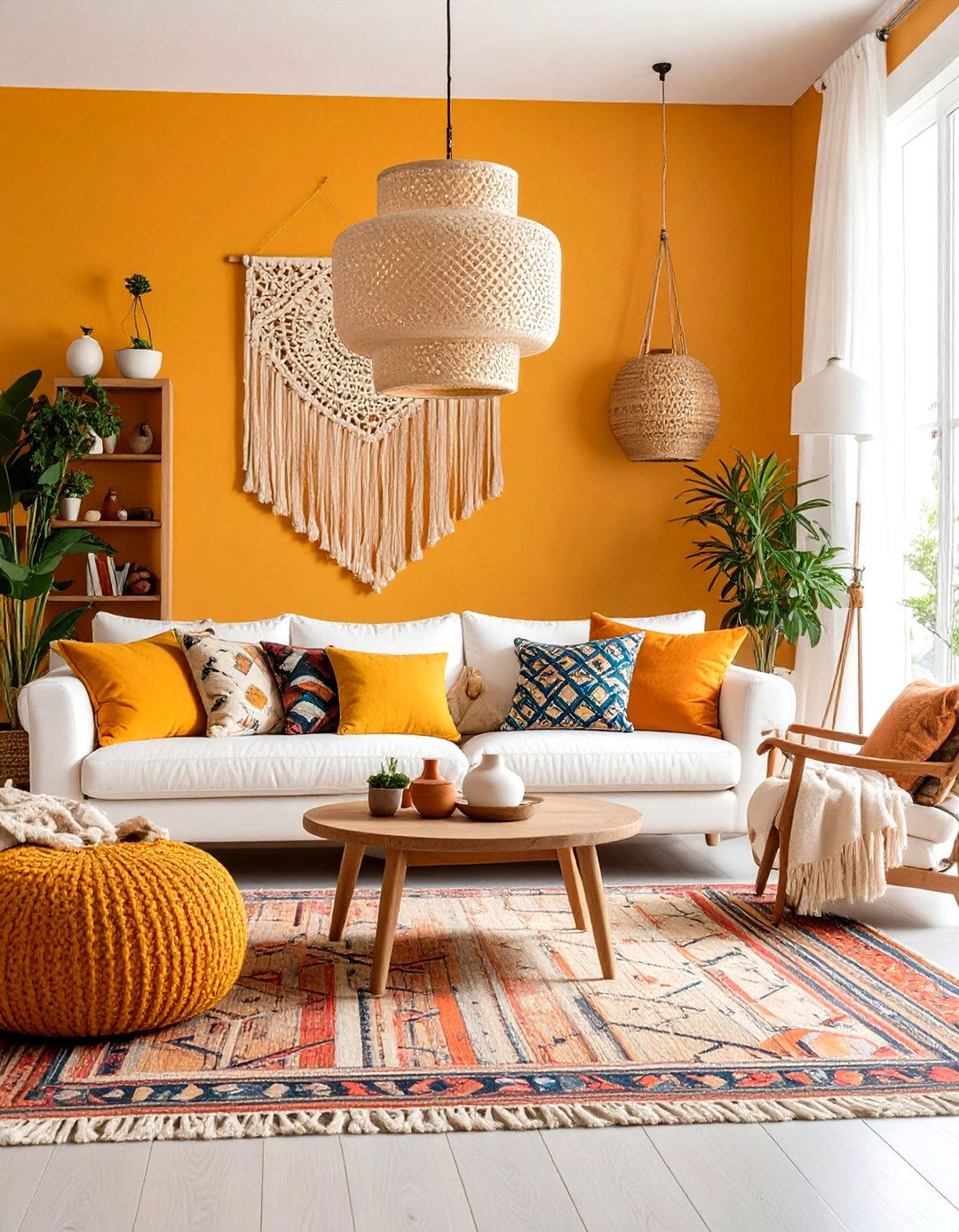 Sunny Marigold Living Room - 30 living room paint color ideas