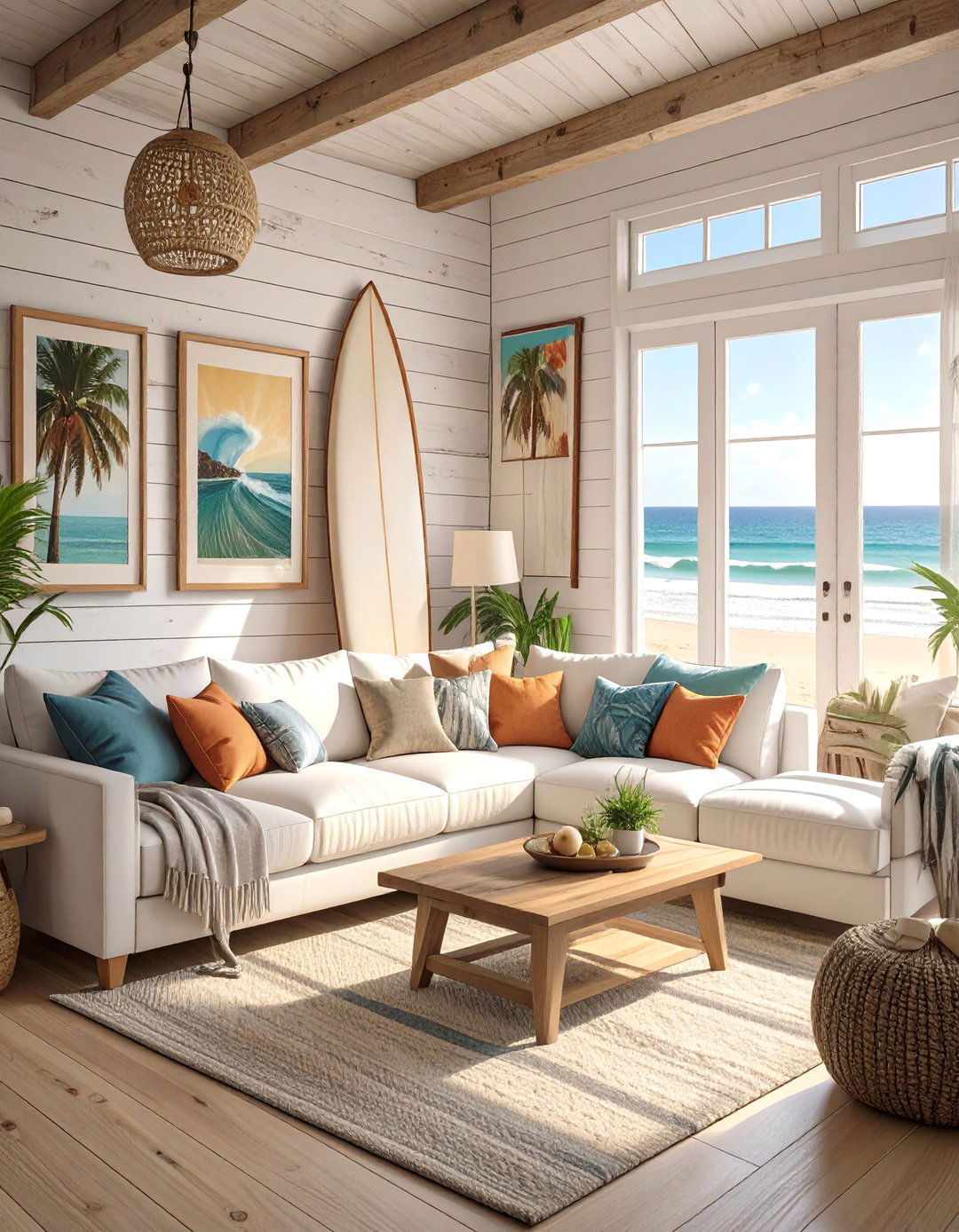 Surf Shack Inspired Den - 30 california design den sheets ideas