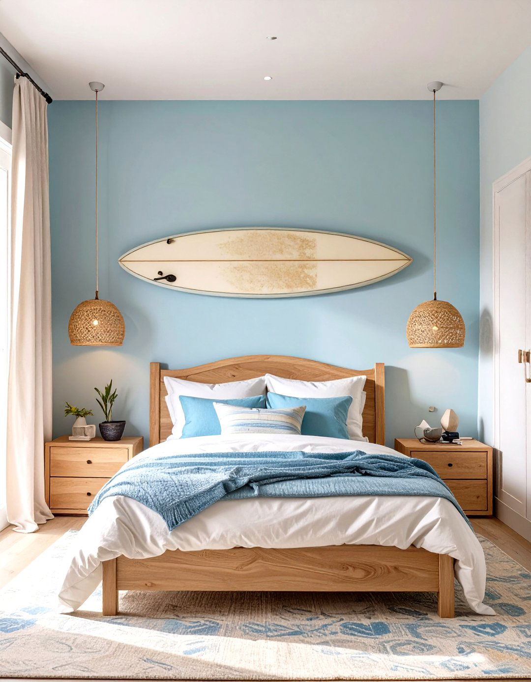 Surfer Style Teenage Boys Room with Coastal Vibes - 30 teenage boys room ideas