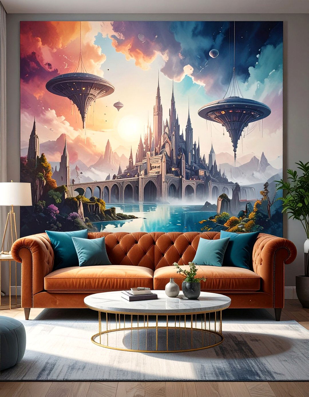 Surreal Architectural Dreamscapes - 30 ai wall art ideas