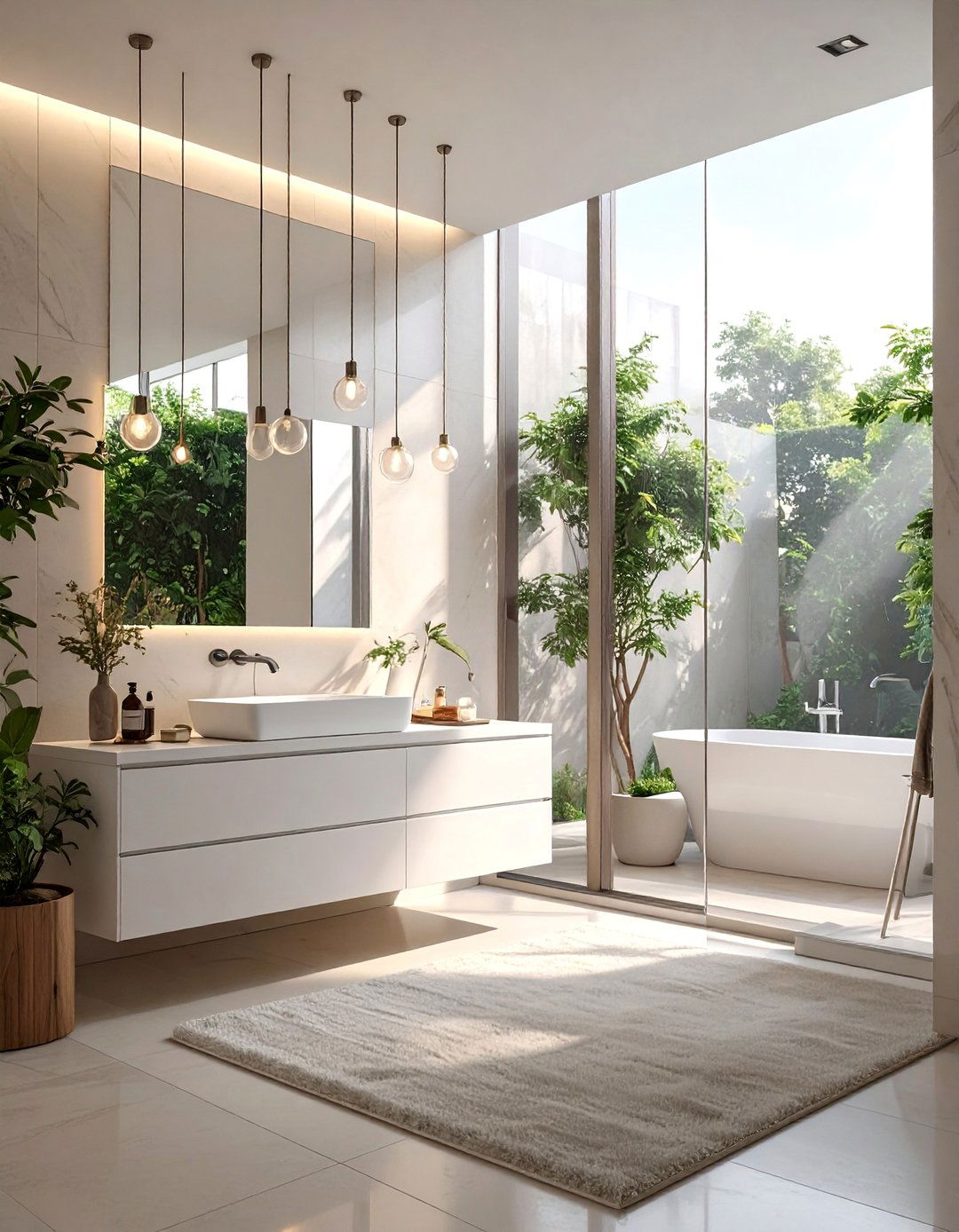 Suspended Bathroom Cabinet - 30 bathroom storage cabinet ideas