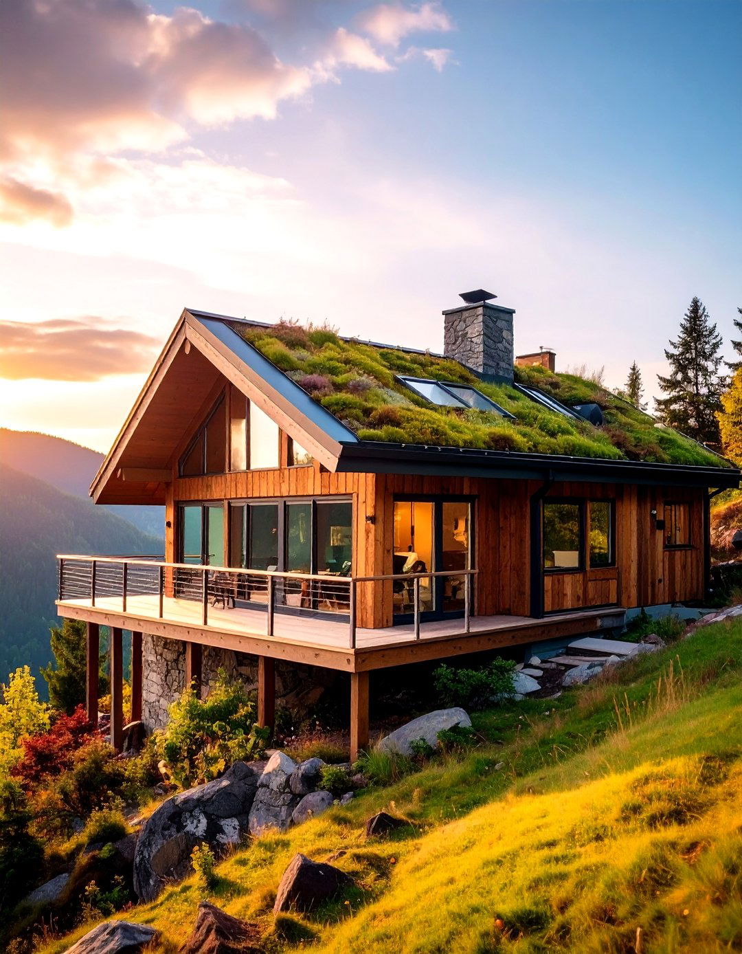 Sustainable Green Roof Design - 30 exterior home design ideas